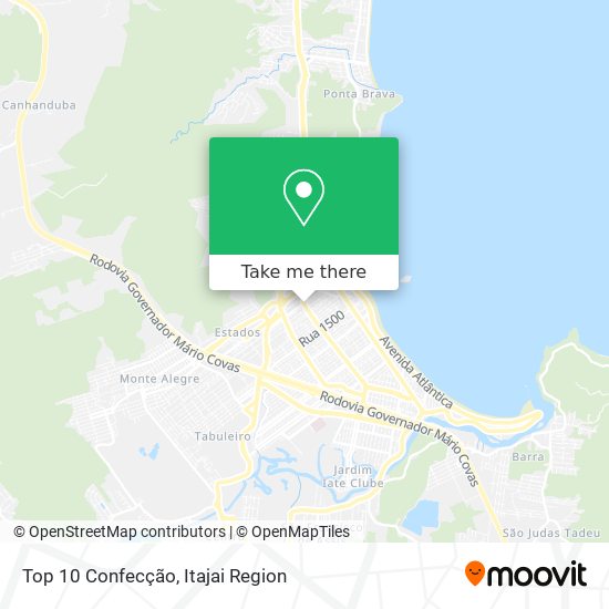 Top 10 Confecção map