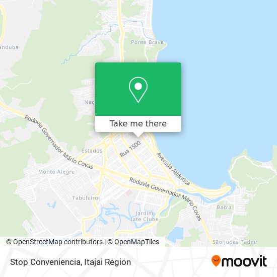 Stop Conveniencia map