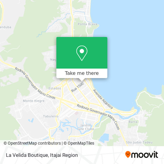 La Velida Boutique map