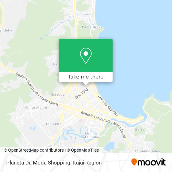 Mapa Planeta Da Moda Shopping