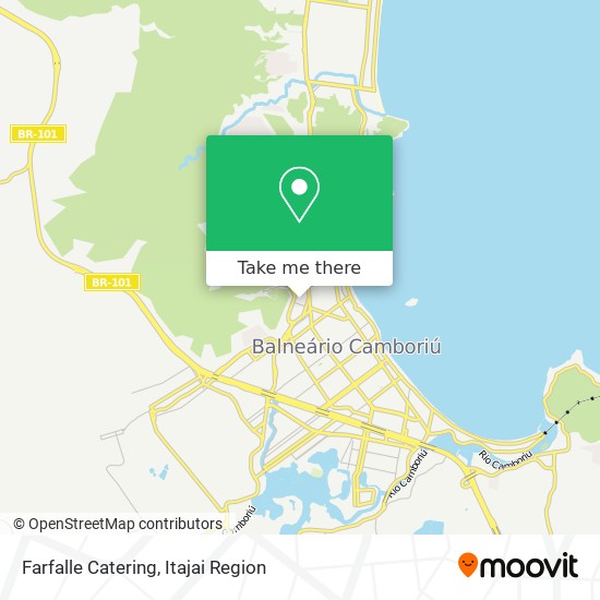 Farfalle Catering map