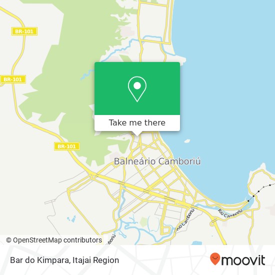 Mapa Bar do Kimpara, Rua Holanda Das Nações Balneário Camboriú-SC 88338-295