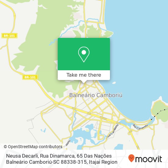 Mapa Neusa Decarli, Rua Dinamarca, 65 Das Nações Balneário Camboriú-SC 88338-315