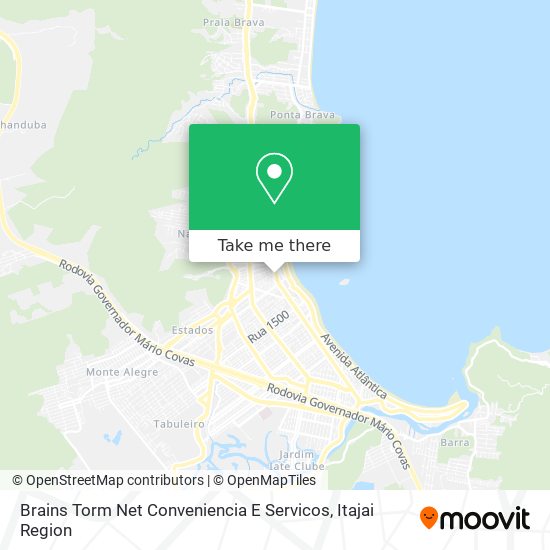 Mapa Brains Torm Net Conveniencia E Servicos