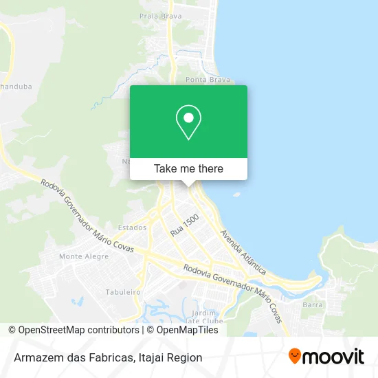 Armazem das Fabricas map