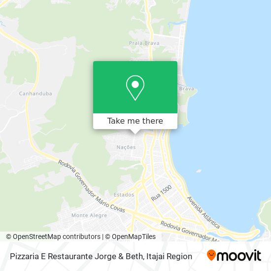 Pizzaria E Restaurante Jorge & Beth map