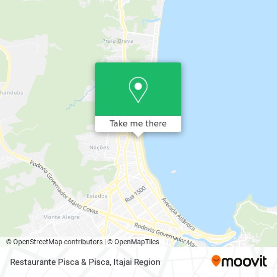 Mapa Restaurante Pisca & Pisca