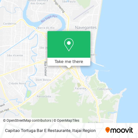 Capitao Tortuga Bar E Restaurante map