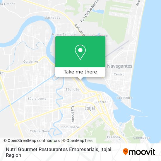 Nutri Gourmet Restaurantes Empresariais map