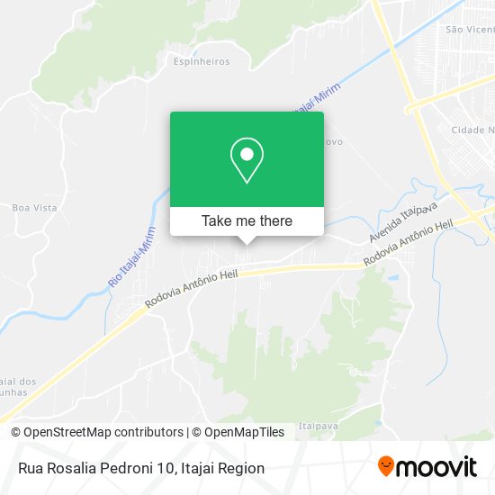 Mapa Rua Rosalia Pedroni 10