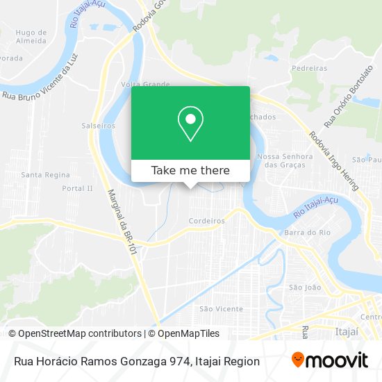 Mapa Rua Horácio Ramos Gonzaga 974