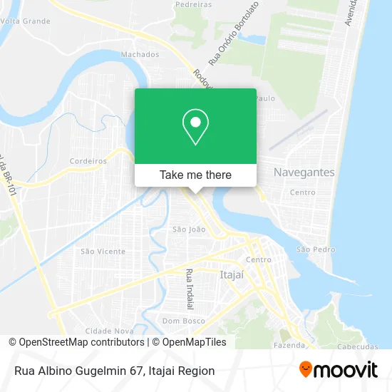 Rua Albino Gugelmin 67 map