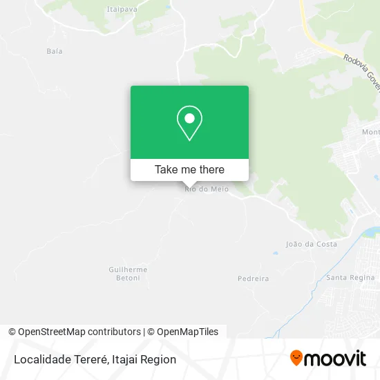 Localidade Tereré map