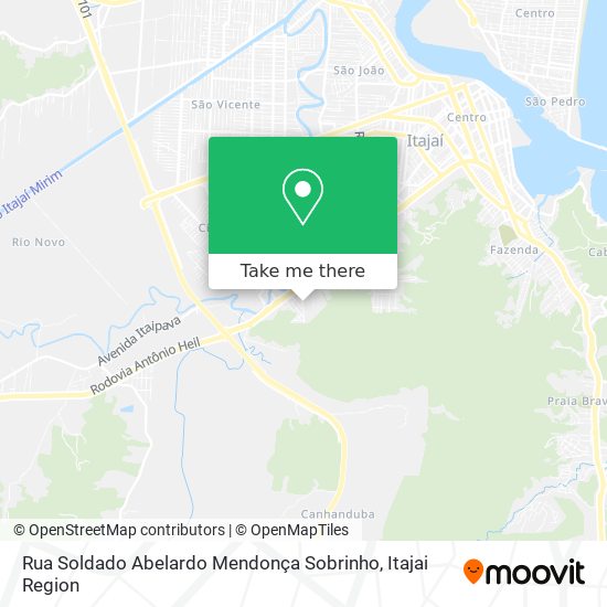 Rua Soldado Abelardo Mendonça Sobrinho map