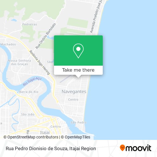 Mapa Rua Pedro Dionisio de Souza