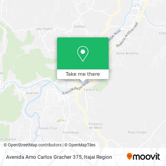 Mapa Avenida Arno Carlos Gracher 375
