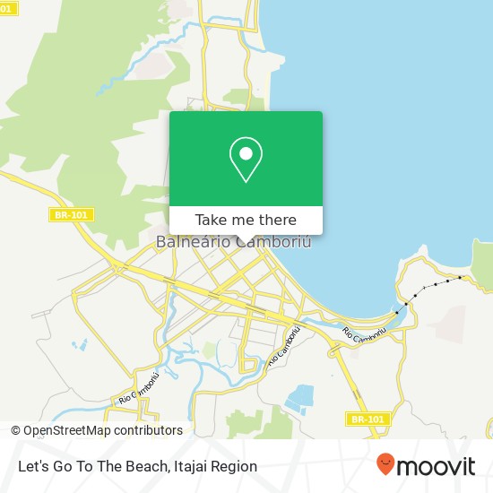 Let's Go To The Beach map