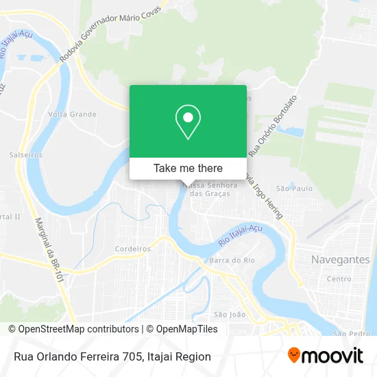 Rua Orlando Ferreira 705 map