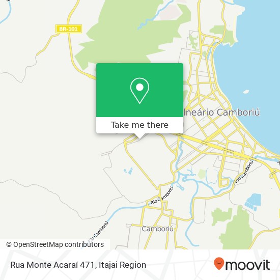 Mapa Rua Monte Acaraí 471