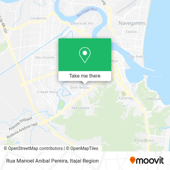 Rua Manoel Anibal Pereira map