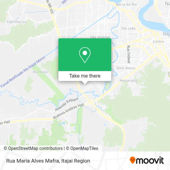 Rua Maria Alves Mafra map