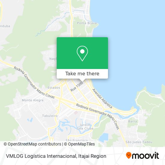 Mapa VMLOG Logística Internacional