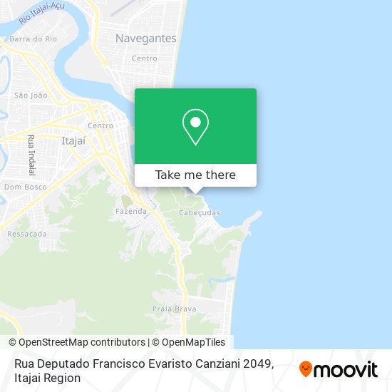 Rua Deputado Francisco Evaristo Canziani 2049 map