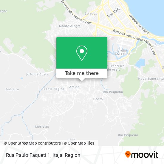 Mapa Rua Paulo Faqueti 1