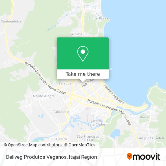 Deliveg Produtos Veganos map