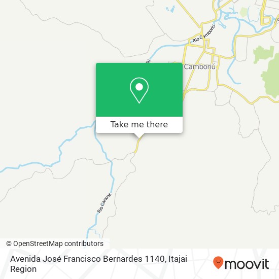 Mapa Avenida José Francisco Bernardes 1140