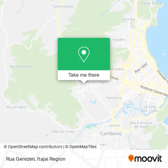Rua Gerezen map