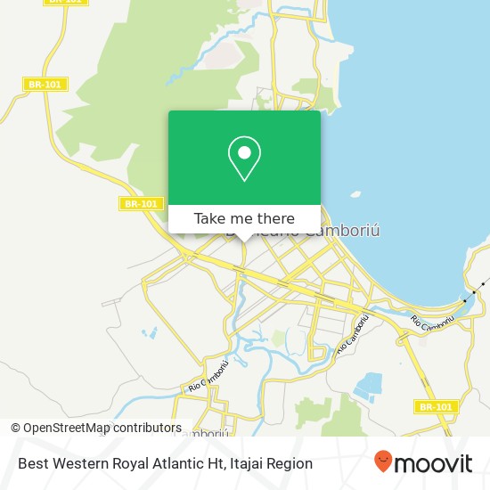 Mapa Best Western Royal Atlantic Ht