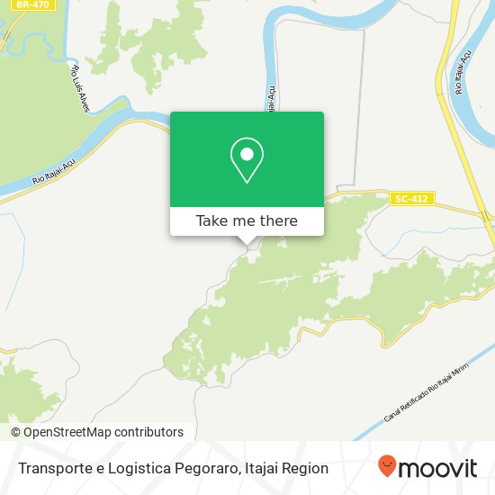 Transporte e Logistica Pegoraro map