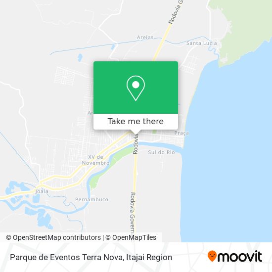 Parque de Eventos Terra Nova map