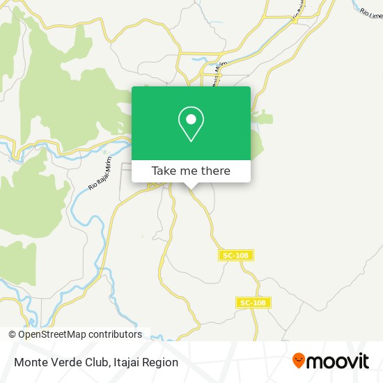 Monte Verde Club map