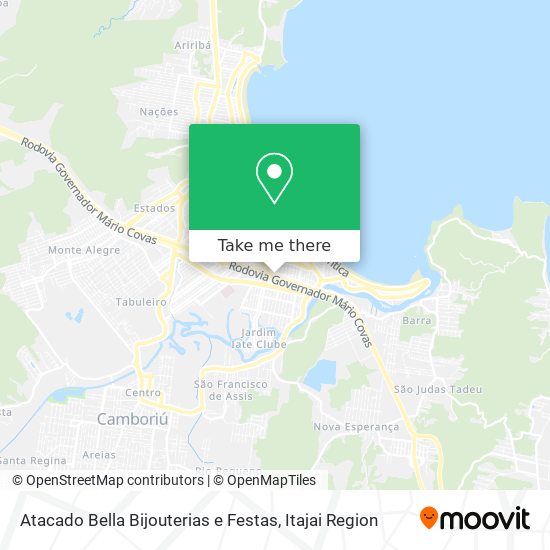 Atacado Bella Bijouterias e Festas map