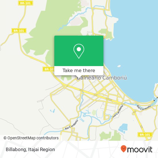 Mapa Billabong, Avenida Santa Catarina Dos Estados Balneário Camboriú-SC 88339-005