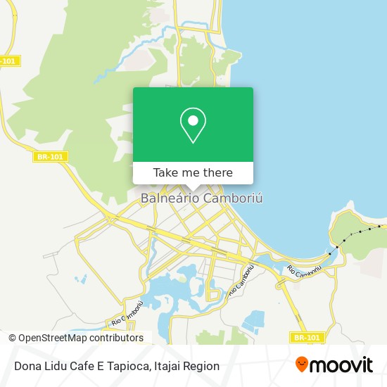 Dona Lidu Cafe E Tapioca map