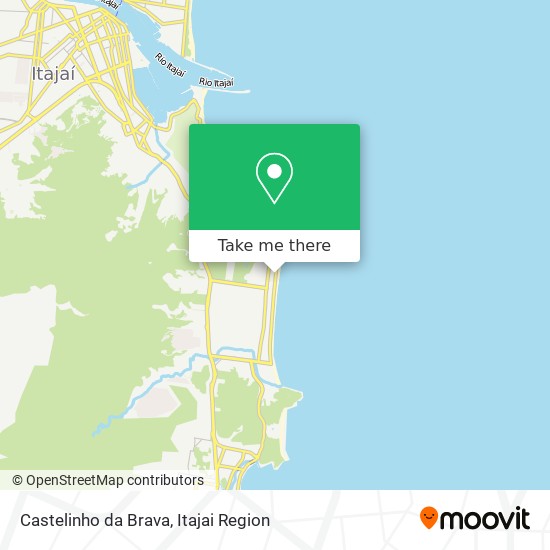Mapa Castelinho da Brava