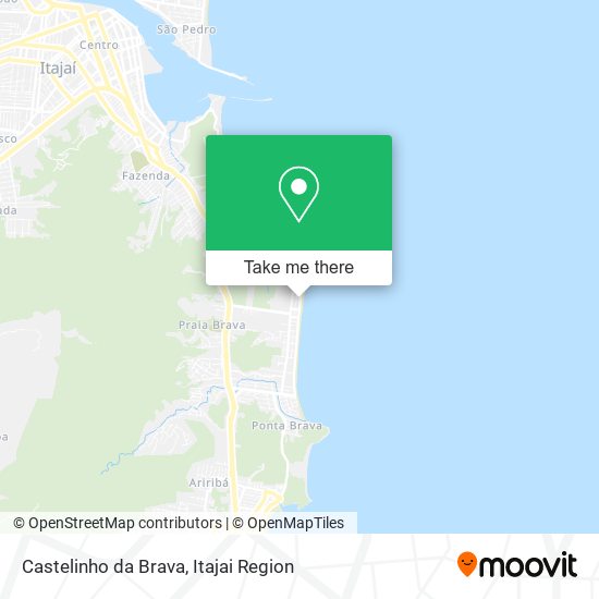 Castelinho da Brava map