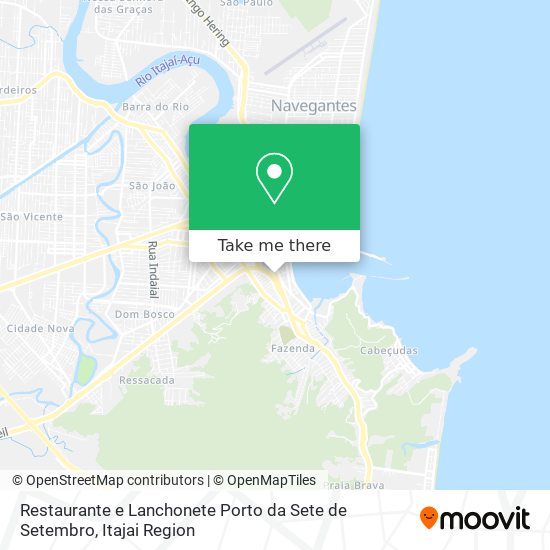 Restaurante e Lanchonete Porto da Sete de Setembro map
