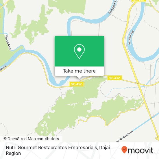 Nutri Gourmet Restaurantes Empresariais, Rua Bruno Vicente da Luz, 95 Volta de Cima Itajaí-SC map