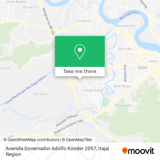 Avenida Governador Adolfo Konder 2097 map