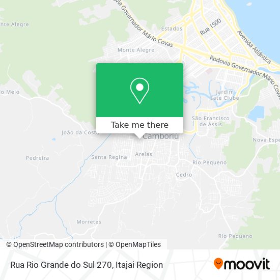 Mapa Rua Rio Grande do Sul 270