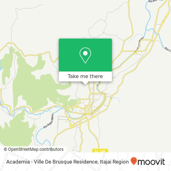 Mapa Academia - Ville De Brusque Residence