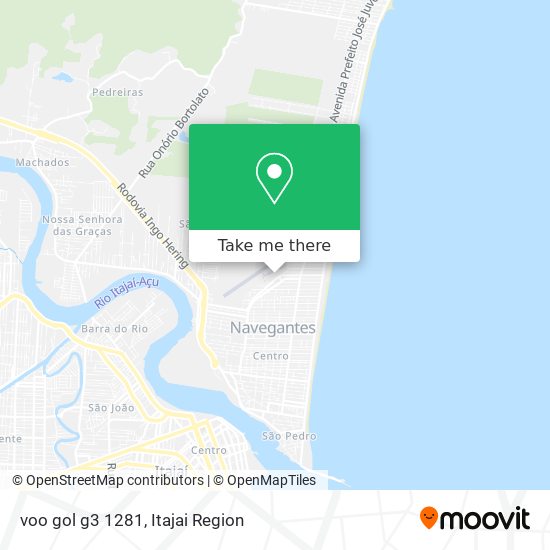 voo gol g3 1281 map