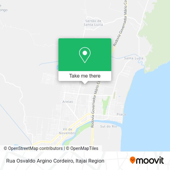 Rua Osvaldo Argino Cordeiro map