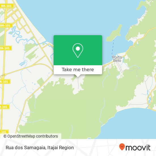 Rua dos Samagaia map