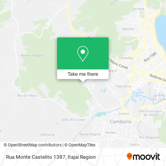 Rua Monte Castelito 1387 map