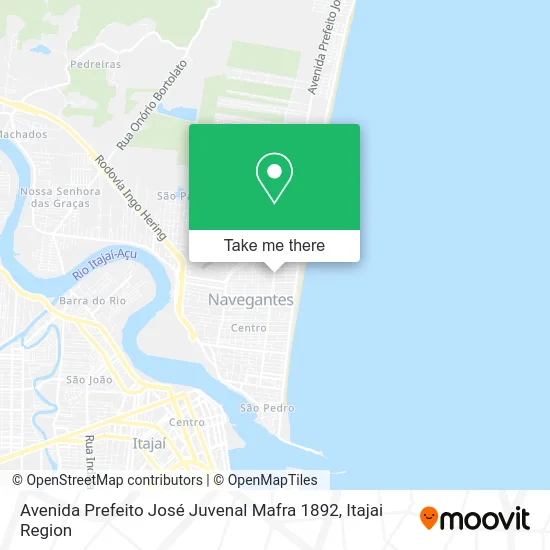 Avenida Prefeito José Juvenal Mafra 1892 map